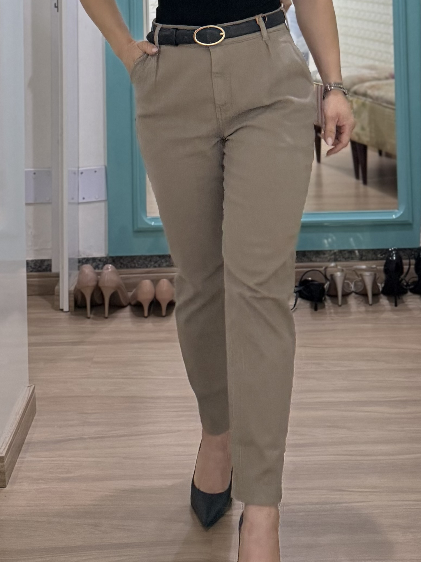 Calça veludo cotelê