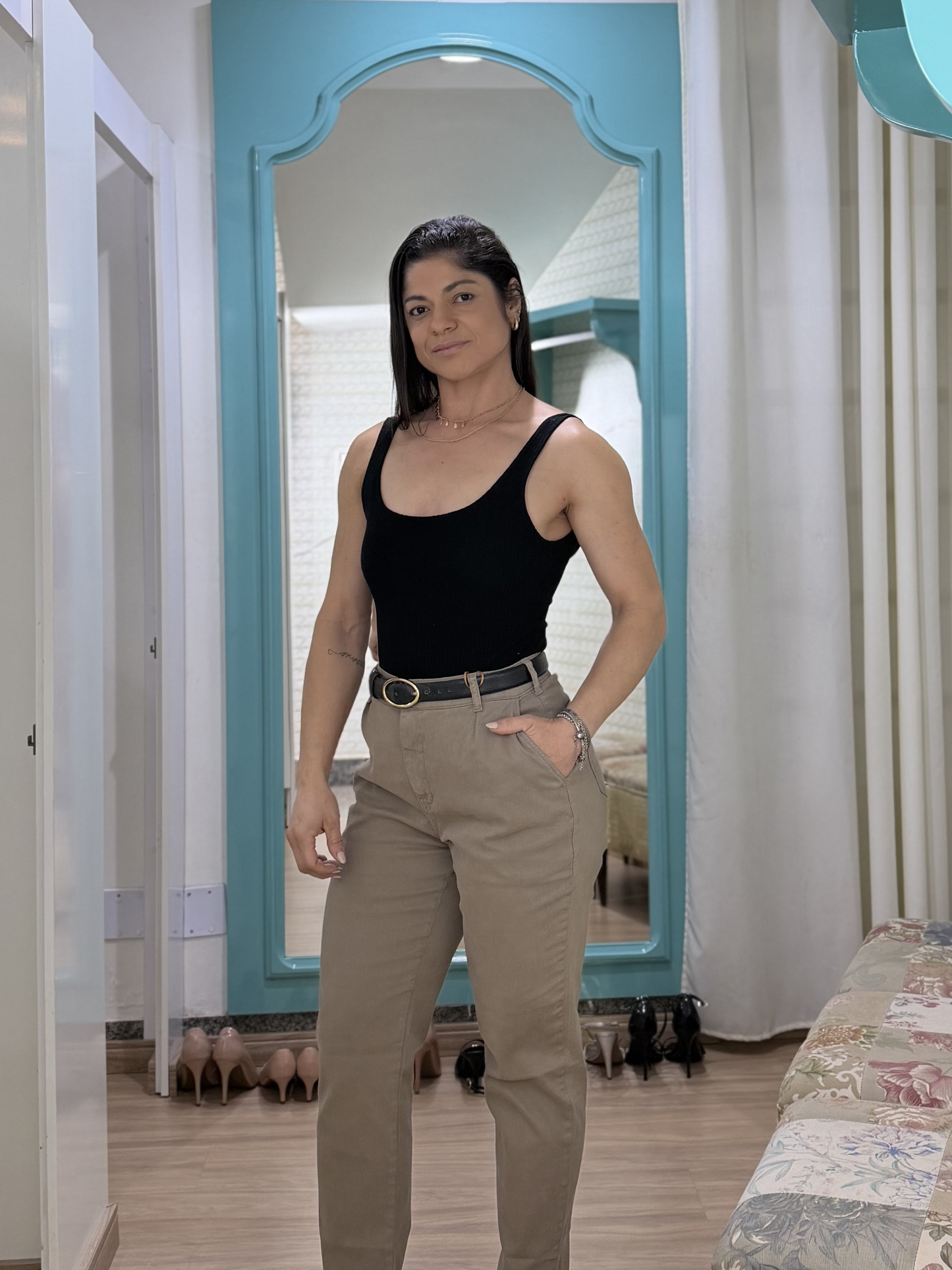 Calça veludo cotelê